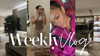 weekly vlog! new apartment + home decor haul + forming routines in dubai & more! allyiahsface vlogs