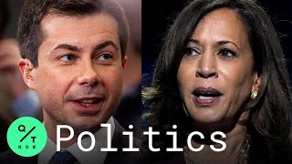 Harris Preps for Vice Presidential Debate With Buttigieg Standing In as Pence