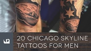 20 Chicago Skyline Tattoos For Men
