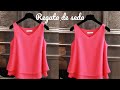 ✅️ DIY Como fazer Regata de Seda_Tutorial de Costura  passo a passo para iniciantes Gisleide Novelo