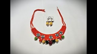 DIY Traditional Navratri Jewelry: Step-by-Step Guide to Crafting Navratri Necklace & Earring Set