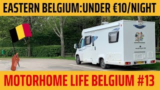 Ep13: Motorhome tour- Eastern Belgium for under €10/night