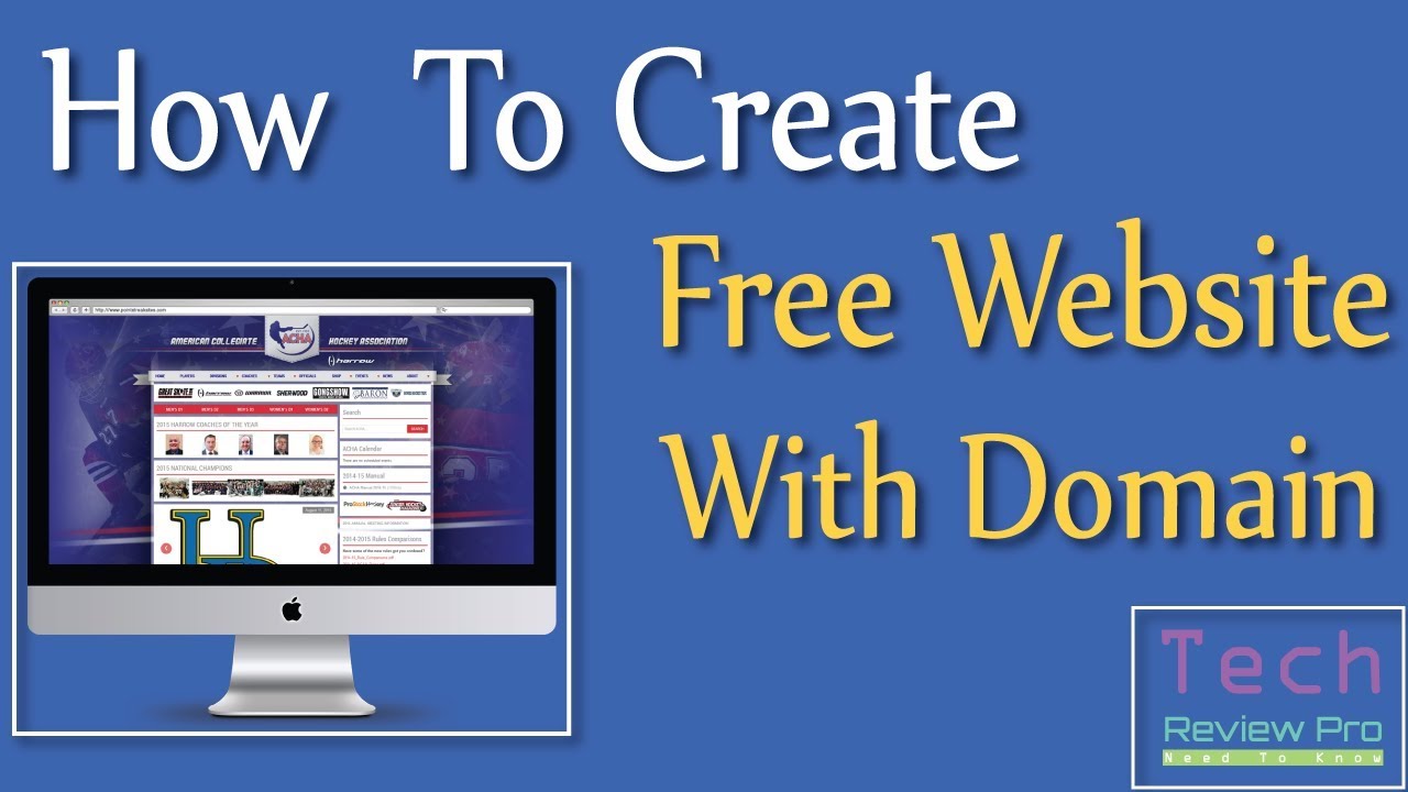 How To Create Free Website With Free Domain Dot Tk | 2017 - YouTube