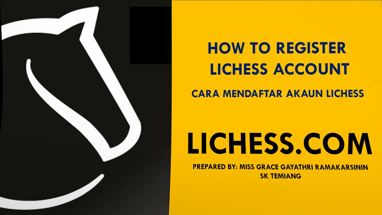 How To Register Lichess Account Youtube