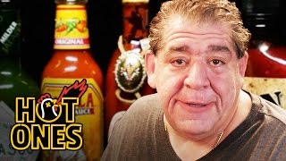 Joey "CoCo" Diaz Breaks Out the Blue Cheese While Eating Spicy Wings | Hot Ones
