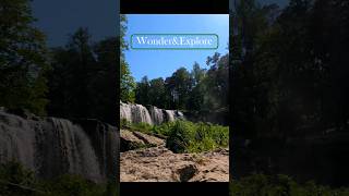 Keila waterfalls, Estonia. Come check the full video #nature #4k #visitEstonia #cinematic