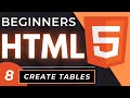 How to Create Tables in HTML | HTML5 Table Tutorial