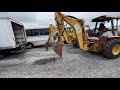 1995 caterpillar 416b backhoe loader