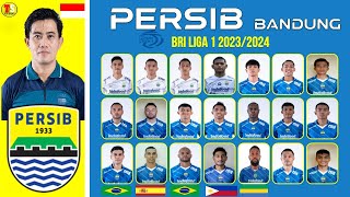 RESMI! Top Skuad Pemain PERSIB BANDUNG - BRI Liga 1 2023-2024
