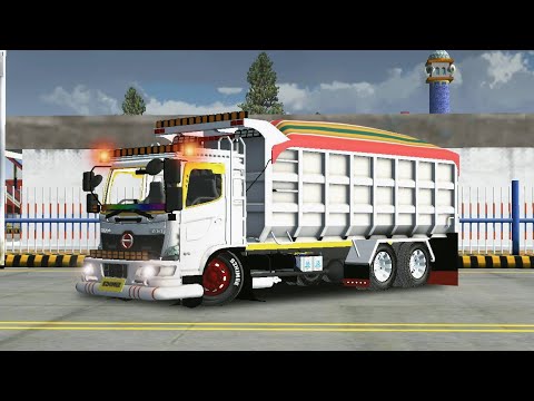 Share Mod/livery Hino 500 Dump Sulawesi Style || Bussid Mod - YouTube