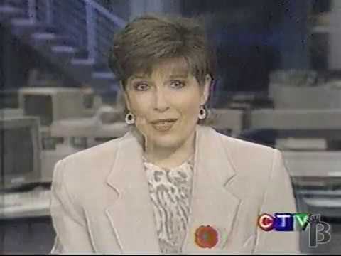 Ctv News Update Sandie Rinaldo November 12 1995 Youtube