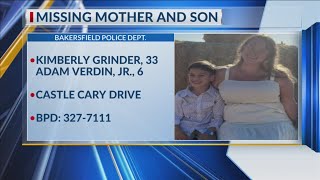 Bakersfield police searching for missing mother and son