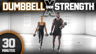 30 Minute Full Body Dumbbell Workout [EMOM Strength Training]