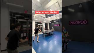 Insta a trick shot with #adambobrow #shorts #trickshot #fyp #tabletennis #pingpong