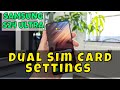Dual Sim Card Settings Samsung Galaxy S24 Ultra || How to use Dual sim card options