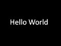 Making First Program  Hello World  in C Programming Language Video