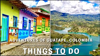 The Most Colorful Town in Colombia, Guatape and the Famous Rock, La Piedra del Peñol.