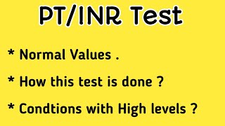 PT/INR Test