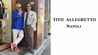 TITO ALLEGRETTO ティト アレグレットスーツ ジャケット 秋冬 春夏 ITALY Napoli イタリア ナポリ  rootweb hiroshima ルーツウェブ 広島