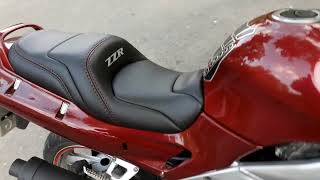 kawasaki zzr-2..............новое долгожданное  сиденье на kawasaki zzr