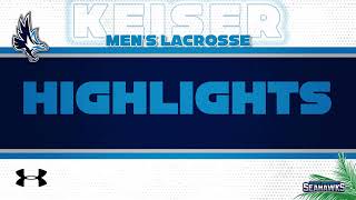 Keiser Men's Lacrosse- NAIA Semifinals Highlights