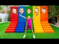 🌈🚪 Colorful Soft Play Doors Challenge with Vania Mania Kids!