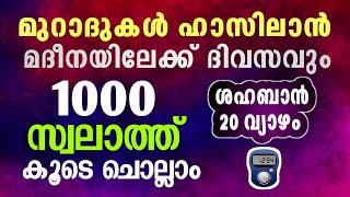 എല്ലാ പ്രയാസങ്ങൾക്കും പരിഹാരം ദിവസവും  1000 സ്വലാത്ത് ചൊല്ലി ദുആ ചെയ്യുന്നു#Shafeek Abrari -37