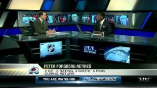 Peter Forsberg Retirement