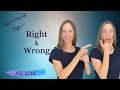 How to Sign RIGHT and WRONG - Sign Language - ASL