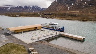 Gjende, Nasjonal turistveg Valdresflye