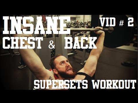 INSANE CHEST & BACK SUPERSETS WORKOUT - Ronny Lenters - YouTube