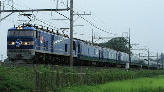 JR東日本 EF510-515牽引 8007レ 寝台特急北斗星 札幌行き JR東北本線(宇都宮線) 東大宮～蓮田 区間