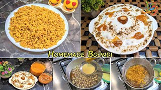 Homemade Boondi Recipe - Besan Ki Boondi for Dahi Boondi Chaat - Special Ramadan Recipe