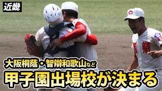 【大会特集】激戦の近畿も甲子園出場校が決まる！大阪桐蔭・智弁和歌山・近江など強豪が揃う