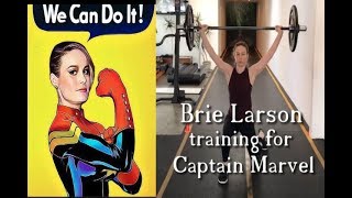 Brie Larson training for Captain Marvel - AFC