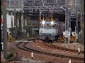 今は無き電気機関車　ef65　114号機　（485系特急雷鳥号とのすれ違い）