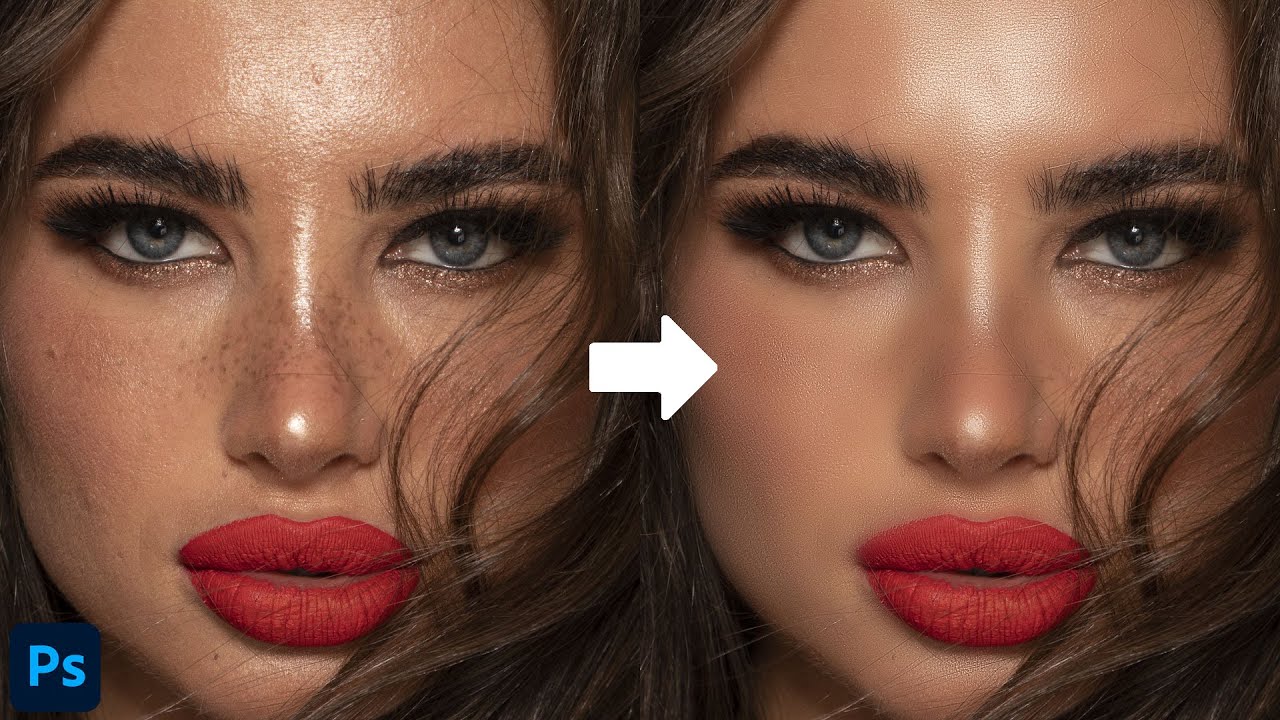 High-End Skin Softening In 1 Minute In Photoshop | Fast Retouch ...