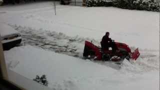 countax c600h snow plough part 1