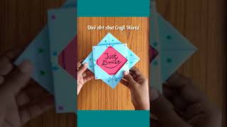 How to make paper photo frame / origami photo frame #Shorts