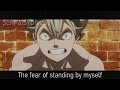 don t you give up yet black clover anime motivational speech video amv