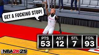 I PLAYED WITH 18 CAPBREAKERS ON NBA 2K25 THE OTHER TEAM WAS SO SCARED IN THIS $1500 PRO-AM FINALS