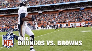 Peyton Manning's Perfect Pass to Emmanuel Sanders for a 75-Yard TD | Broncos vs. Browns | NFL