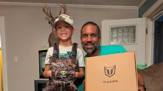 TideWe youth waders unboxing and review