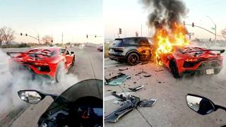 Expensive Supercar Fails Caught on Camera