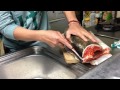 釣ったニジマスをさばいて食す~big rainbow trout fillet and cook