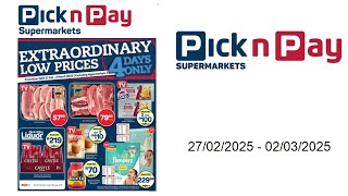 Pick n Pay Supermarket - Extraordinary Specials - 27/02/2025 - 02/03/2025