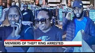 Flash mob trio accused of large-scale thefts arrested by Lafayette police