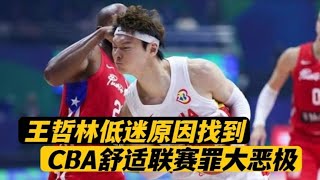 破案了！王哲林低迷原因找到，MVP跌落神坛，CBA舒适联赛罪魁祸首