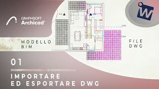 Archicad24 - Importare ed esportare DWG.