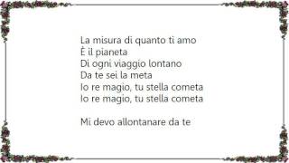 Jovanotti - Stella Cometa Lyrics